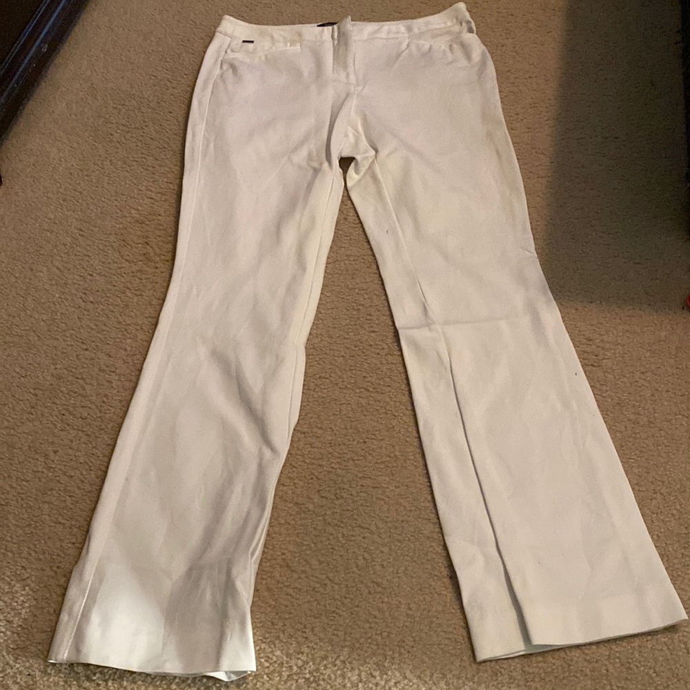 White House Black Market white trousers.  Excellent used condition
